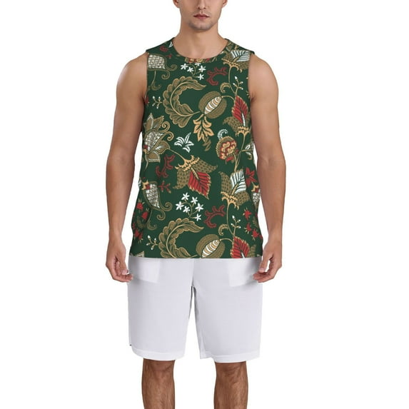 Xecao Red Leaves print basketball shirt for both men and women, a unisex basketball jersey perfect for theme parties-Small