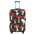 thumbnail image 1 of Xecao Red Mushrooms print Elastic Luggage Cover, with double-sided print , is perfect for travel, business, and daily use, 1 of 9