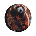 thumbnail image 1 of Xecao Red Panda Autumn Branches for Tire Covers,Wheel Tire Cover Waterproof, Dust-Proof, And Universally Fitting for Cars,Trailers, SUVs-17 inch, 1 of 6