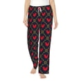 thumbnail image 1 of Xecao Red Rooster Women's Straight Lounge Pajama Pants: The Epitome of Relaxed Sleepwear, 1 of 9