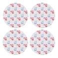 thumbnail image 1 of Xecao Red Squirrel And Blue Rabbit for MDF Cork Coaster 4 Pcs,Drink Coasters,Suit for House Warming Gifts New Home ,Coffee Table Decor-Round Shape, 1 of 7