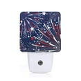thumbnail image 1 of Xecao Red White Blue Fireworks 1 for Night Light - a Wall-mounted LED Fixture with A Dusk-to-dawn Sensor, Ideal for Bedrooms, Bathrooms, Hallways, and Kitchens-UK, 1 of 7