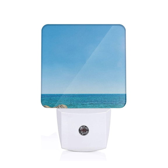 Xecao Red And White Lighthouse for Night Light - a Wall-mounted LED Fixture with A Dusk-to-dawn Sensor, Ideal for Bedrooms, Bathrooms, Hallways, and Kitchens-US