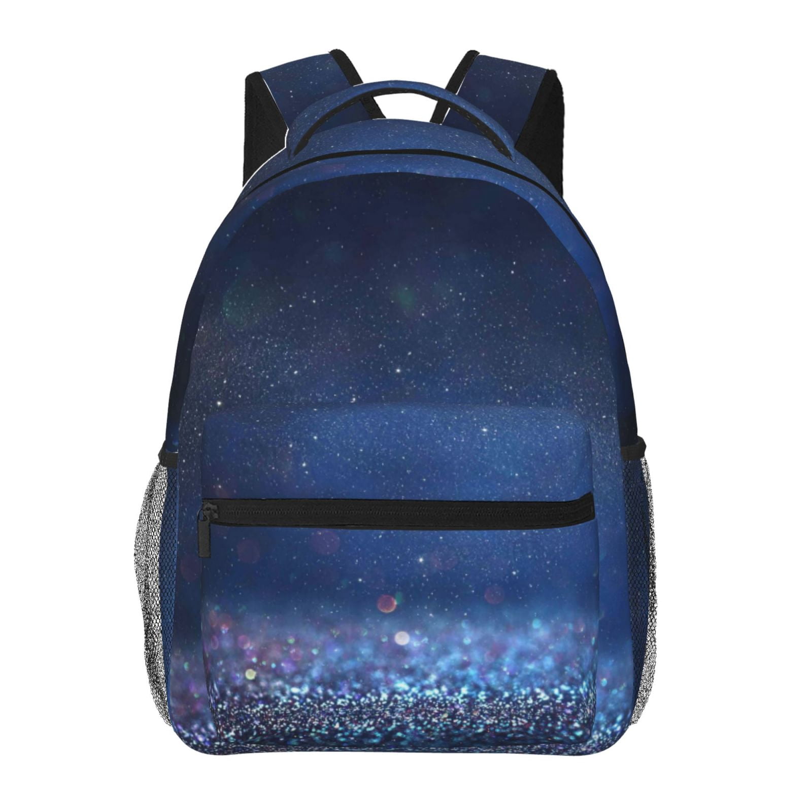 Xecao Retro Blue Glitter Backpack, a stylish and functional choice for ...