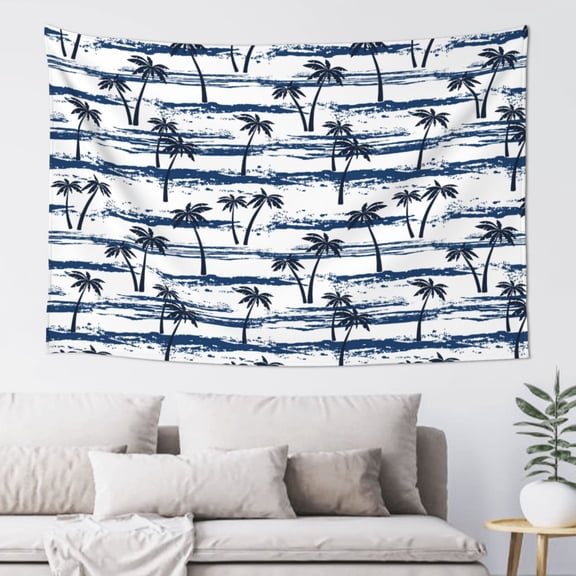 Xecao Retro Coconut Tree Print Tapestry, Wall Hanging Room Funny Decor, Backdrop Room Decor for Bedroom Living Room dormitory
