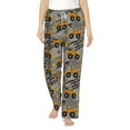 thumbnail image 1 of Xecao Retro Excavator Women's Straight Lounge Pajama Pants: The Epitome of Relaxed Sleepwear, 1 of 9