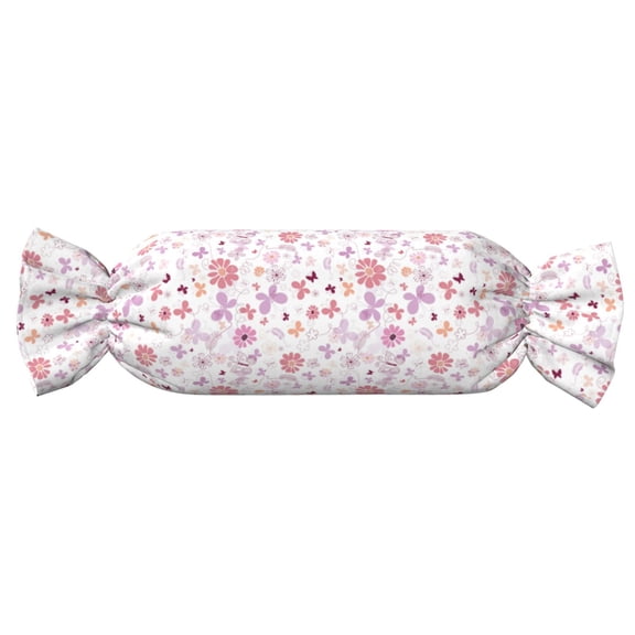 Xecao Retro Floral Print+Candy-Inspired Plush Pillow for Men Women Suitable for Beds, Sofas, Game Rooms Drawstring Closure