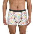 thumbnail image 1 of Xecao Retro Floral Print Men's Underwear Boxer Briefs Pack - Your ComfortSoft, Moisture-Wicking, and Breathable Choice for Men's Underwear-Medium, 1 of 5