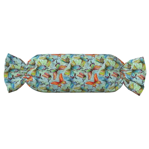 Xecao Retro Flying Butterflies Print+Candy-Inspired Plush Pillow for Men Women Suitable for Beds, Sofas, Game Rooms Drawstring Closure