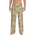 thumbnail image 1 of Xecao Retro Geometry Men's Straight Lounge Pajama Pants: The Ultimate in Comfortable Sleepwear, 1 of 9