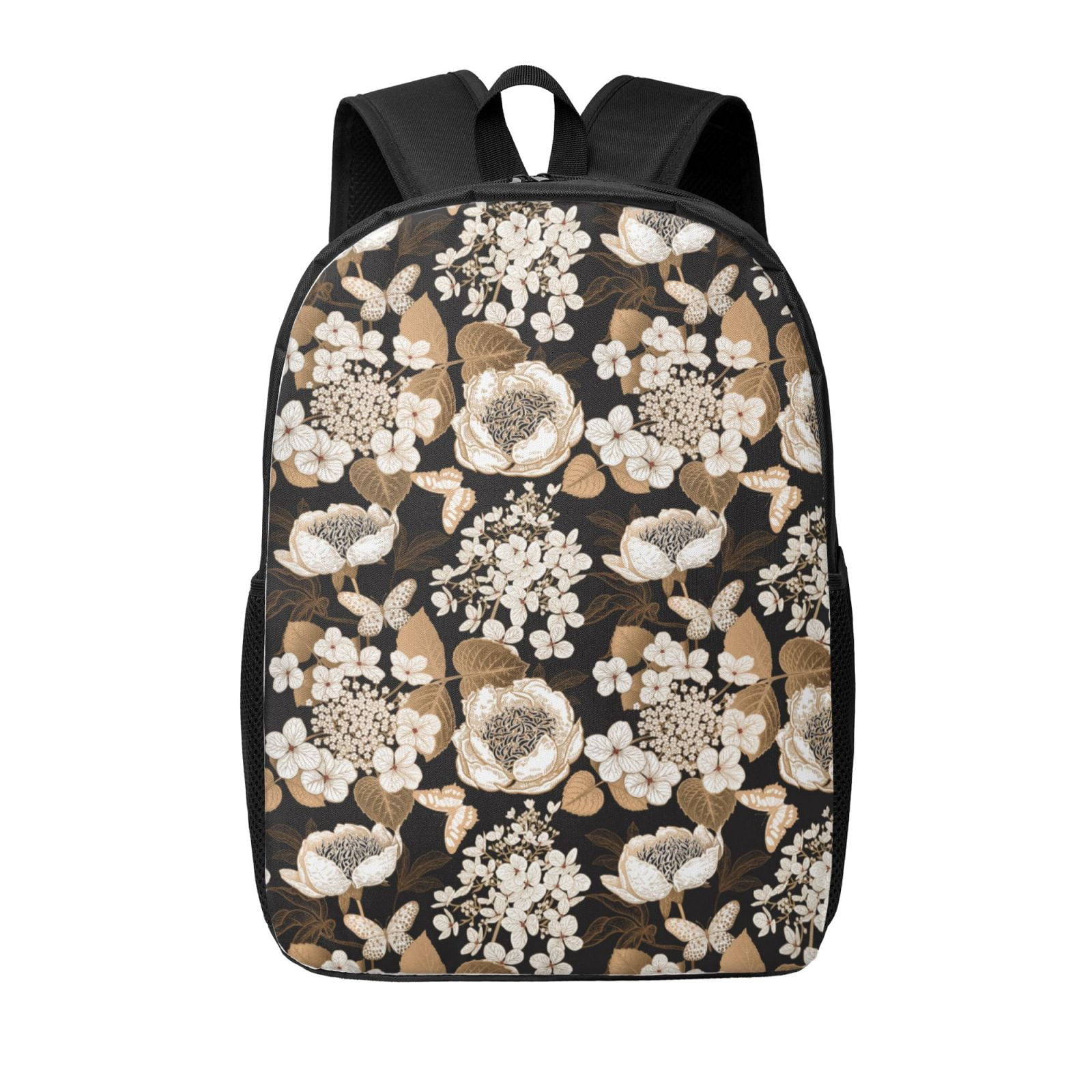 Xecao Retro Hydrangeas print Travel Backpack, Large Computer Backpack ...