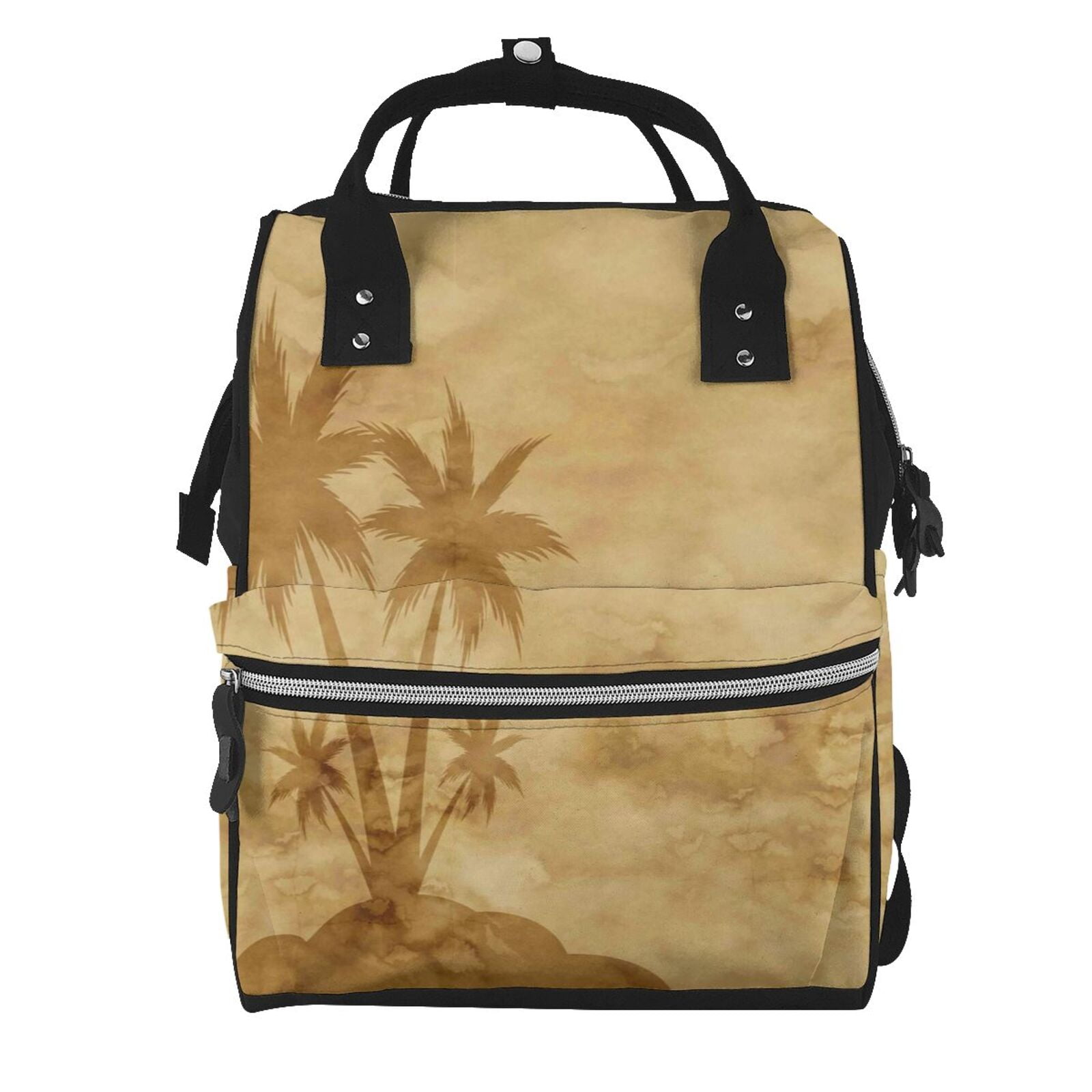 Xecao Retro Palm Tree print Large Capacity Nappy Bag is a multi ...