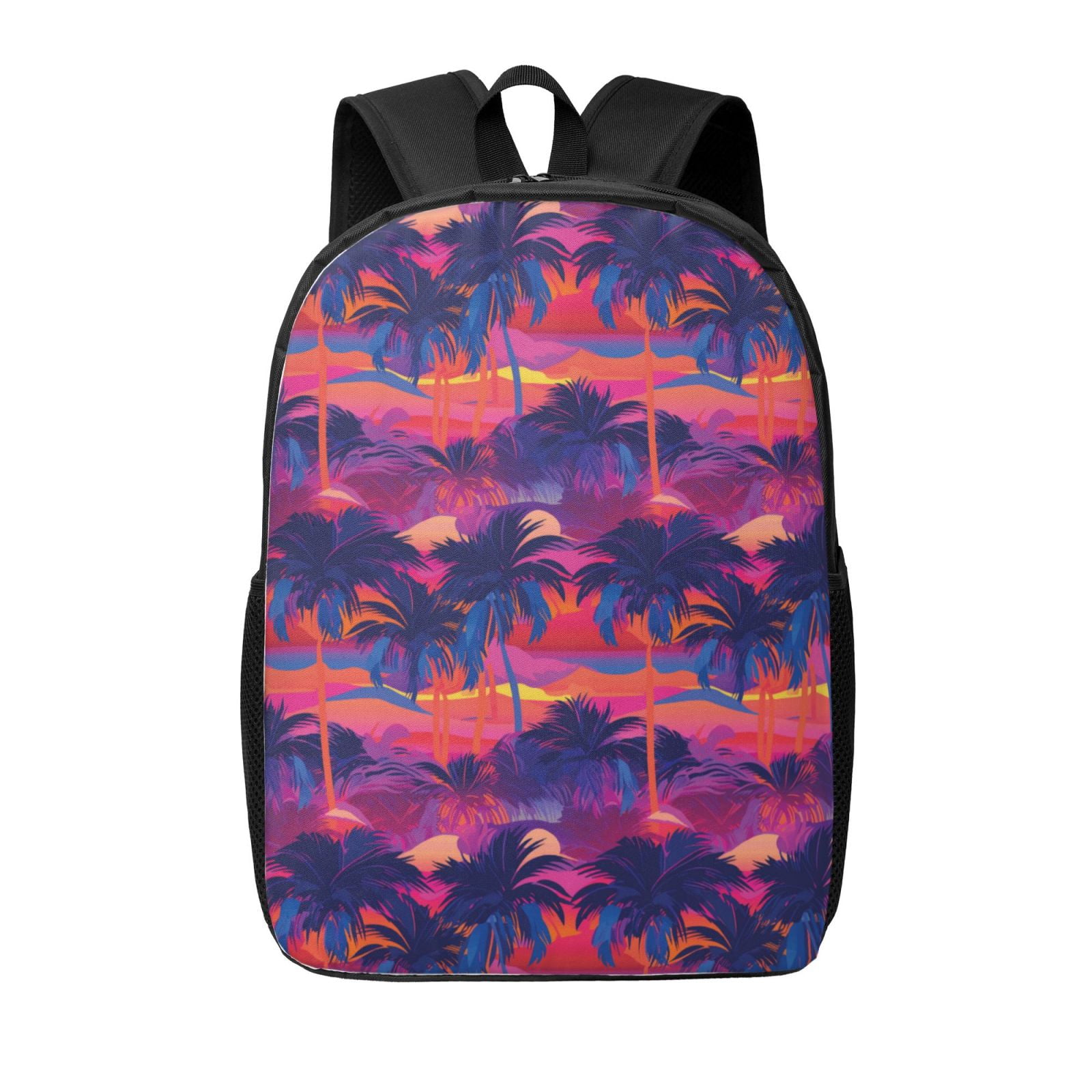 Xecao Retro Palms print Travel Backpack, Large Computer Backpack for ...