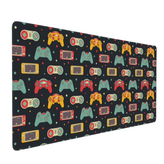 Xecao Retro Video Game Print Large Mouse Pad, 16x35.5in Mousepad ...