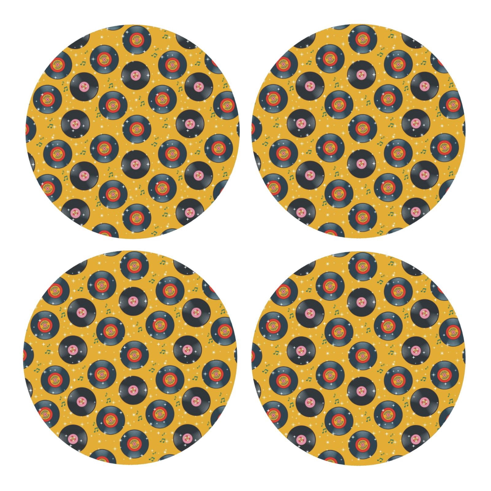Genuine Fred HOT Fresh Pizza Coasters - Set Of 4, Realistic Pizza Designs, MDF Cork, Mini Pizza Box - View #6