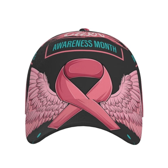 Xecao Ribbon With Angel Wings for Baseball Cap: Unisex, crafted from classic polyester twill fabric, featuring a soft unconstructed design