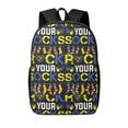 thumbnail image 1 of Xecao Rock Your Socks print Travel Backpack, Large Computer Backpack for Men Women, College School Rucksack Book Bag, 1 of 5