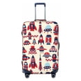 thumbnail image 1 of Xecao Rocket Pattern print Elastic Luggage Cover, with double-sided print , is perfect for travel, business, and daily use, 1 of 9