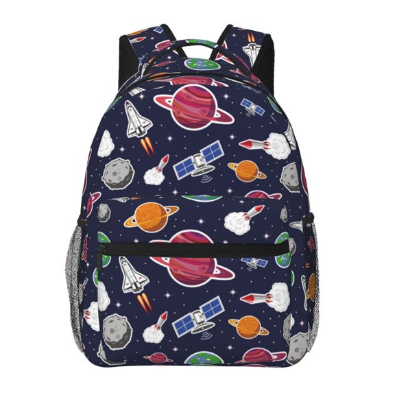 Xecao Rocket Satellite Backpack, a stylish and functional choice for both men and women, is the perfect basic bookbag for college, work, or travel