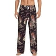 thumbnail image 1 of Xecao Romantic Paris Men's Straight Lounge Pajama Pants: The Ultimate in Comfortable Sleepwear, 1 of 9