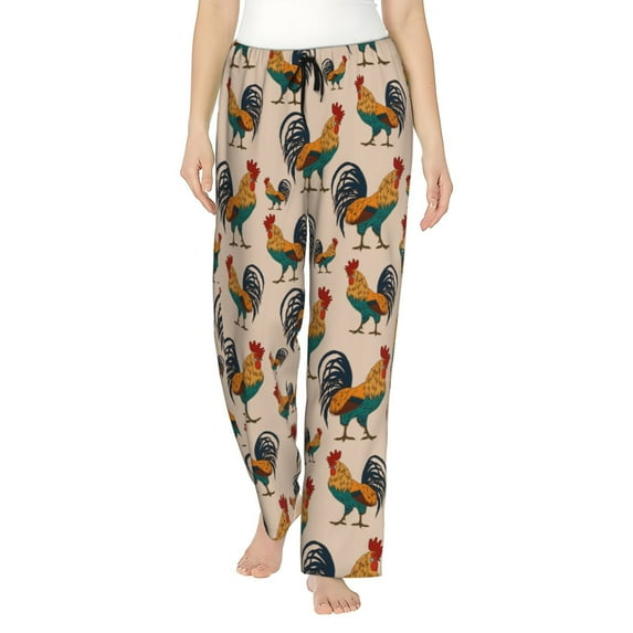 Xecao Rooster Women's Straight Lounge Pajama Pants: The Epitome of Relaxed Sleepwear