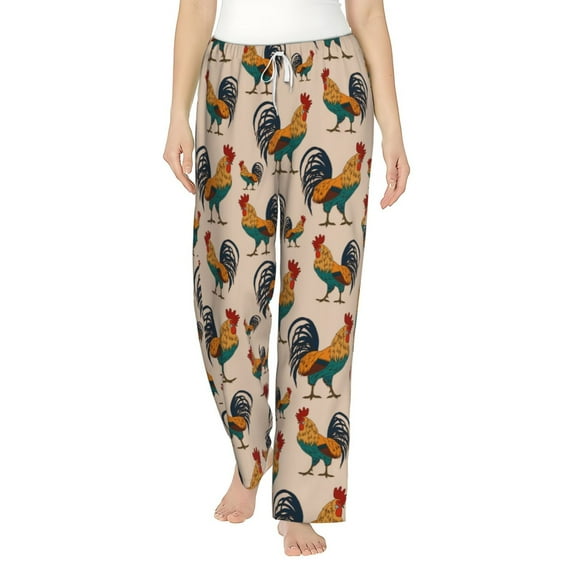 Xecao Rooster Women's Straight Lounge Pajama Pants: The Epitome of Relaxed Sleepwear