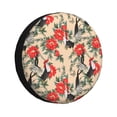thumbnail image 1 of Xecao Roosters And Peonies Flowers for Tire Covers,Wheel Tire Cover Waterproof, Dust-Proof, And Universally Fitting for Cars,Trailers, SUVs-14 inch, 1 of 6
