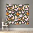 thumbnail image 1 of Xecao Roosters and Chicks patten Tapestry 60x51 Inches Wall Hanging Poster Tapestry for Living Room Bedroom Home Decor, 1 of 6