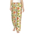 thumbnail image 1 of Xecao Rose Daisy Women's Straight Lounge Pajama Pants: The Epitome of Relaxed Sleepwear, 1 of 9