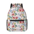 thumbnail image 1 of Xecao Rose Flowers Travel Backpack: A spacious, stylish computer backpack ideal for men and women, perfect for college, school, or daily travels, 1 of 6