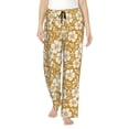 thumbnail image 1 of Xecao Rose Flowers Women's Straight Lounge Pajama Pants: The Epitome of Relaxed Sleepwear, 1 of 9