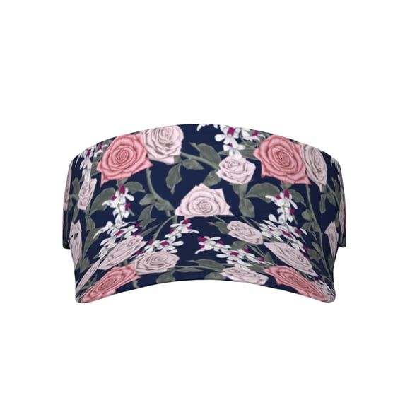 Xecao Rose Flowers for Adult Sun Cap offers versatile sun protection with adjustable Velcro for a secure fit.