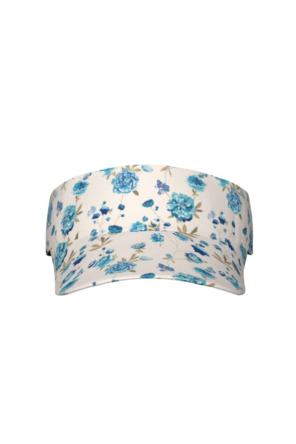 Rose Flowers for Adult Sun Cap offers versatile sun protection with adjustable Velcro for a secure fit.