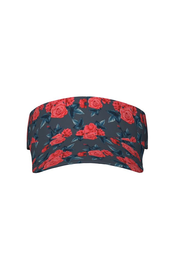 Rose Flowers for Adult Sun Cap offers versatile sun protection with adjustable Velcro for a secure fit.