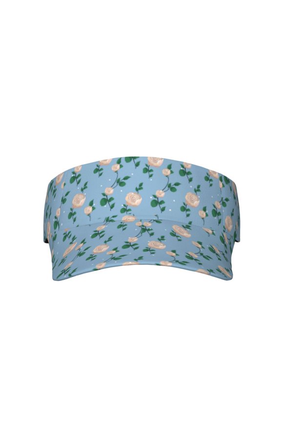 Rose Flowers for Adult Sun Cap offers versatile sun protection with adjustable Velcro for a secure fit.