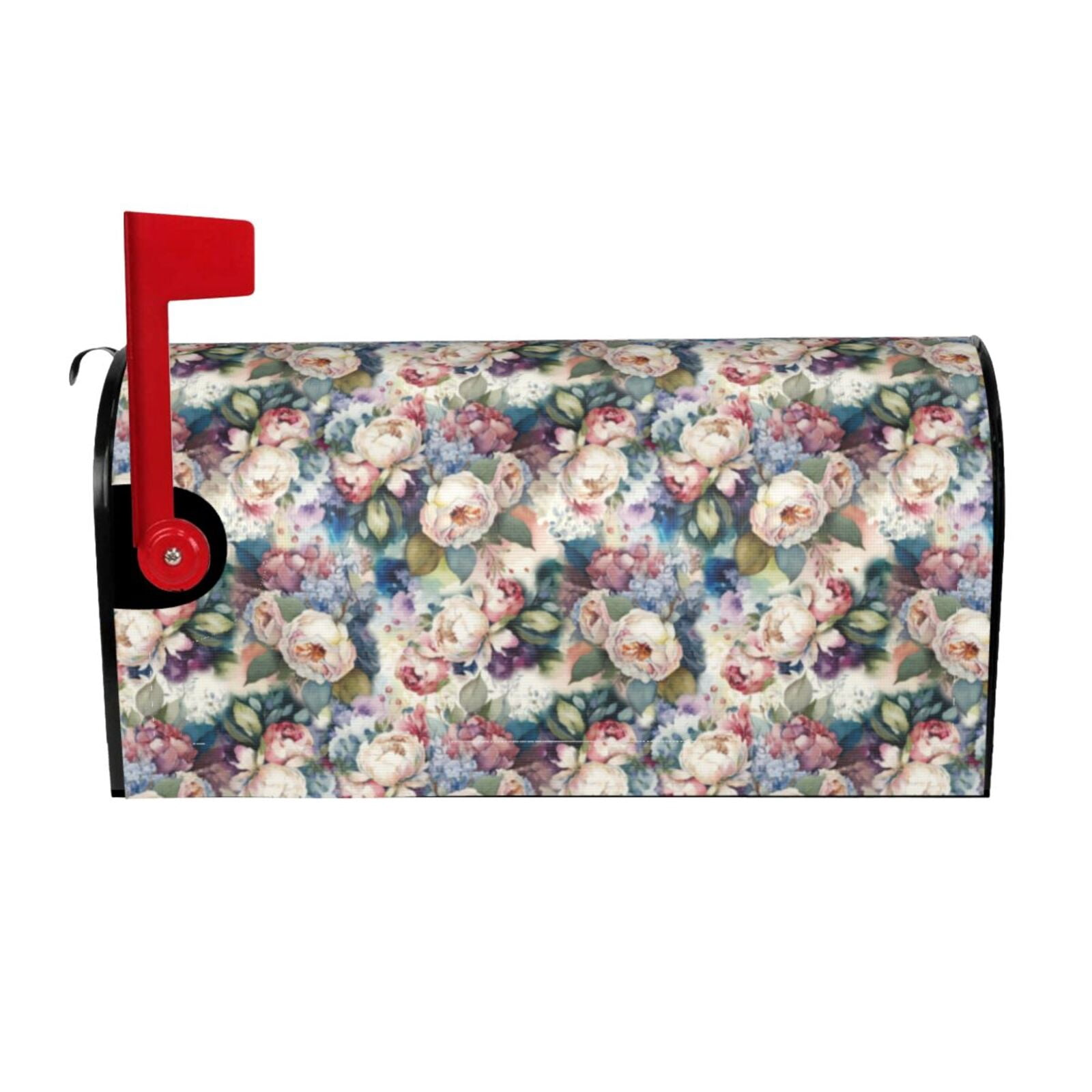 Xecao Rose Flowers for Mailbox Cover with Magnetic Strips, Waterproof and Sunscreen, Adds a Decorative Touch to Your Garden Yard.