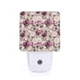 thumbnail image 1 of Xecao Rose Flowers for Night Light - a Wall-mounted LED Fixture with A Dusk-to-dawn Sensor, Ideal for Bedrooms, Bathrooms, Hallways, and Kitchens-EU, 1 of 7
