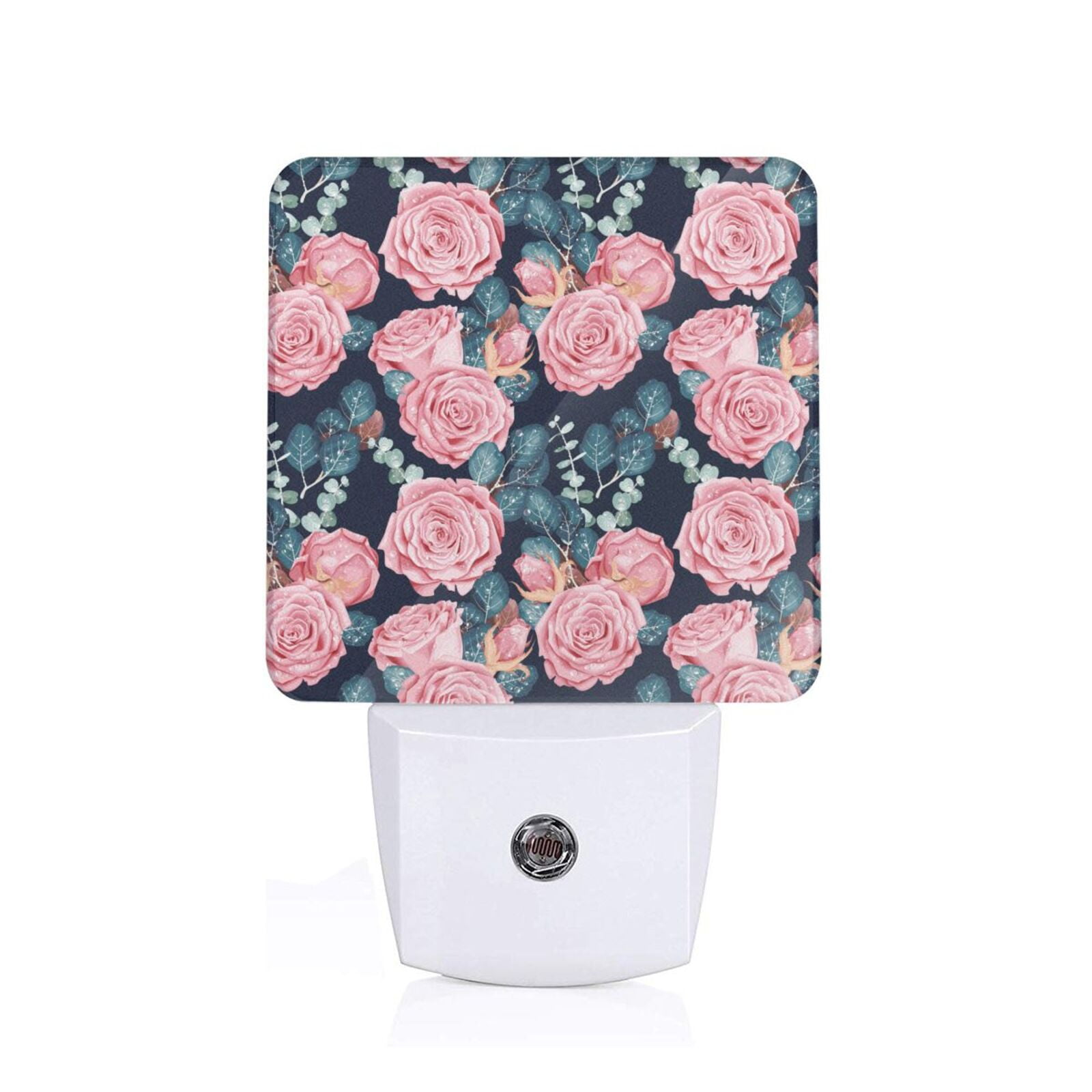 Xecao Rose Flowers for Night Light - a Wall-mounted LED Fixture with A ...