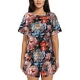 thumbnail image 1 of Xecao Rose Flowers print Swimsuit for women, Summer-ready, sporty style.Quick-dry fabric. Many sizes & colors., 1 of 9
