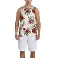 thumbnail image 1 of Xecao Rose Flowers print basketball shirt for both men and women, a unisex basketball jersey perfect for theme parties-X-Large, 1 of 6