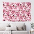 thumbnail image 1 of Xecao Rose Rabbit Print Tapestry, Wall Hanging Room Funny Decor, Backdrop Room Decor for Bedroom Living Room dormitory, 1 of 8