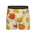 thumbnail image 1 of Xecao Rustic Harvest Time Print Boxer Briefs for Men's Stretch Moisture-Wicking Underwear, Mid-Rise Classics breathable fabric, 1 of 7