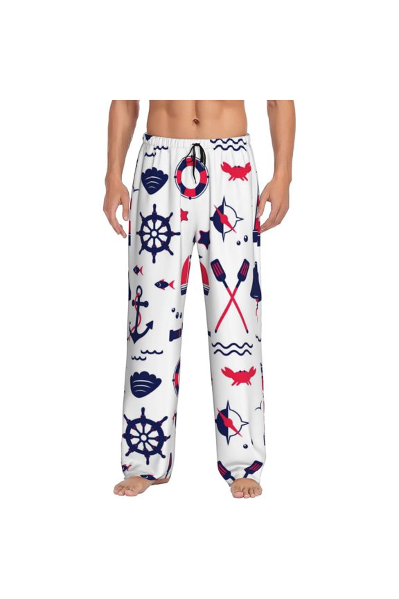 Sailing Marine Travel Men's Straight Lounge Pajama Pants: The Ultimate in Comfortable Sleepwear