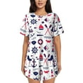 thumbnail image 1 of Xecao Sailing Marine Travel print Swimsuit for women, Summer-ready, sporty style.Quick-dry fabric. Many sizes & colors., 1 of 9