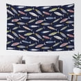 thumbnail image 1 of Xecao Sardine Print Tapestry, Wall Hanging Room Funny Decor, Backdrop Room Decor for Bedroom Living Room dormitory, 1 of 8