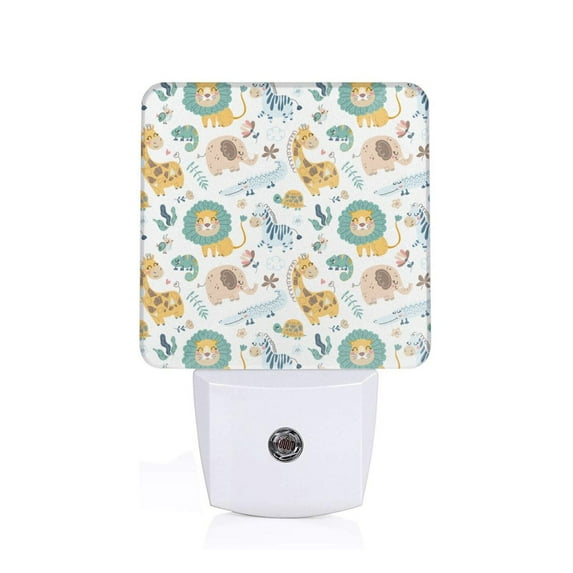 Xecao Scandinavian Africa for Night Light - a Wall-mounted LED Fixture with A Dusk-to-dawn Sensor, Ideal for Bedrooms, Bathrooms, Hallways, and Kitchens-US