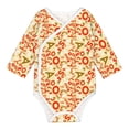 thumbnail image 1 of Xecao Scandinavian Alphabet2 Print Baby unisex-baby Cotton Long-sleeve Bodysuits-6 Months, 1 of 6