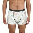 thumbnail image 1 of Xecao Sea Animals Print Men's Underwear Boxer Briefs Pack - Your ComfortSoft, Moisture-Wicking, and Breathable Choice for Men's Underwear-Large, 1 of 5