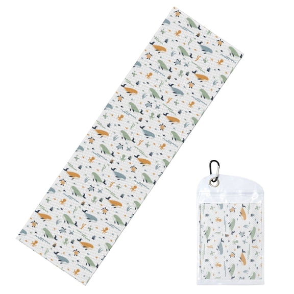 Xecao Sea Creatures Ice Towel: a quick-dry, cold sweat-absorbing neck wrap perfect for running, swimming, yoga, gym workouts, and all your exercise needs