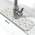 thumbnail image 1 of Xecao Sea Creatures for Kitchen Sink Splash Guard Faucet Mat , Faucet Guard & Draining mat, (15" X 5.5" ), 1 of 7